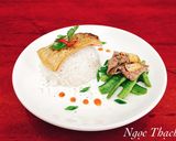 Hình bước làm 4 của món Đậu ván xào + Cá chiên 🐟🐟 ăn với cơm