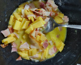 Foto del paso 3 de la receta: ~ Zucchini relleno con panceta y queso ~