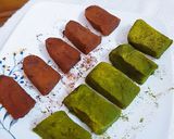 Hình bước làm 4 của món Bánh gạo 2 vị cacao và matcha