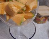 عکس مرحله 2 از دستور دسر طالبی بستنی 🍈🍸😋