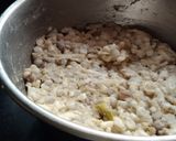 राजगिरा साबुदाणा केला कुरकुरीत भजी (rajgira sabudana bhaji recipe in marathi) रेसिपी स्टेप 2 फोटो 