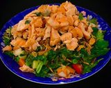 Hình bước làm 5 của món Salad Cá Hồi Áp Chảo