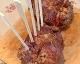 Ünnepi töltött, sült oldalas, göngyölve recept fázis 7 fotója
