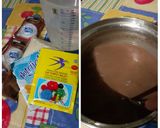 Foto langkah ke 1 dari resep Puding Coklat Ekonomis.