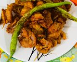 A picture of step 3 of Onion pakora (Monsoon special).