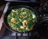 Foto del paso 4 de la receta: Tortilla de Hojas de Brócoli