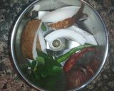 A picture of step 3 of Snakegourd Thoran.