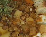 Une image de l'étape 4 de Boudin blanc et lentilles.