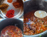 A picture of step 3 of Rajma Chawal.