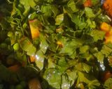 A picture of step 4 of Aloo Palak Matar Sabzi.