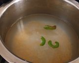 A picture of step 1 of Ven Pongal.