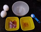 ডিমের অমলেট (Dimer omelette recipe in Bengali) রেসিপি ধাপ - 1 ছবি