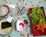 Foto langkah ke 1 dari resep Bento Tutorial (Penguin).