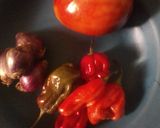 A picture of step 2 of White Yam and sauce.