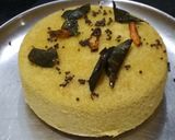 A picture of step 7 of Dhokla.