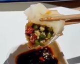 A picture of step 4 of Egg and Chives Dumplings.