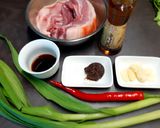 蒜苗回鍋肉的食譜步驟1照片
