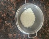 A picture of step 3 of Chena paratha.