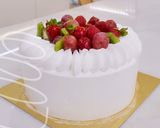 Foto langkah ke 3 dari resep Vanilla Fruit Cake.