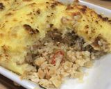 Foto langkah ke 5 dari resep Salmon Baked Rice / Mentai Rice.