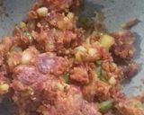 A picture of step 3 of Vegetables stuffed sweet cheela, made with wheat flour.
