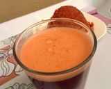A picture of step 3 of Zesty Beetroot juice.