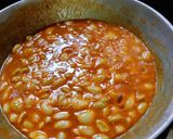 A picture of step 3 of Lima beans sabji.