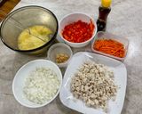 A picture of step 5 of Pad Thai with Chicken and Tofu.