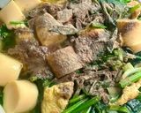 รูปขั้นตอนการทำที่ 4 ของ แกงจืดไข่น้ำผักปวยเล้ง
