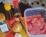 Foto langkah ke 1 dari resep Beef Teriyaki.