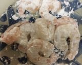 A picture of step 5 of Chicken and Shrimp Pinkish Dumpling.