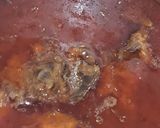 A picture of step 4 of Jhatpat Chicken Bhuna masala.