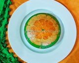 A picture of step 9 of Tricolor Eggless Vanilla Cake.