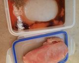 A picture of step 1 of Grilled Chicken topping for Pizza.