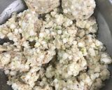 A picture of step 1 of Sabudana Vada.