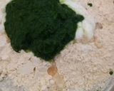 A picture of step 1 of Green Garlic Butter Naan.