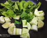 A picture of step 2 of Cucumber and Spinach creamy soup.