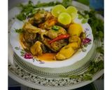 A picture of step 9 of Simple Chicken Stew: Bong Style.