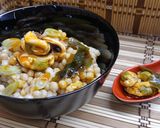 Foto del paso 4 de la receta Cuscús Perlado al Aceite de Bonito con Notas Umami de Salsa Perrins, Wakame y Mejillones