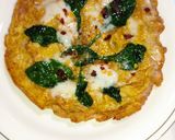 A picture of step 5 of Spinach Cheese Omelette 🧀 🧀 🥬.