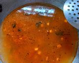 A picture of step 3 of Rava tomato upma.