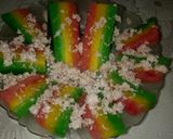 Foto langkah ke 7 dari resep Lapis Singkong Pelangi.