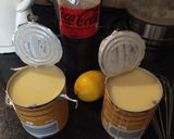 Φωτογραφία βήματος 1 της συνταγής Παγωτό cola λεμόνι 🍋!