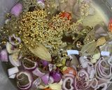 A picture of step 3 of Beef Yakhni Pulao.