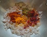 A picture of step 3 of Egg Kheema.