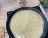 Une image de l'étape 6 de Pâte à crêpes à la Banane (et crêpes fourrés à la banane, topping chocolat, flambée au Rhum blanc).