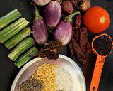 A picture of step 1 of Sesame Seeds Gravy for rice.