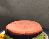 Foto langkah ke 7 dari resep Rainbow cake kukus (takaran sendok).