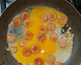 Foto del paso 2 de la receta: Huevos con salchicha y avena en hojuelas
