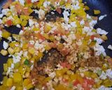 A picture of step 3 of Stuffed and crispy Turmeric Rice flour Pancake.